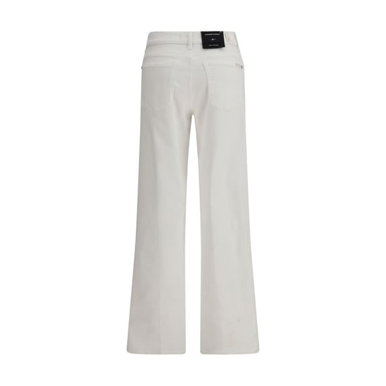 7FOR Weiße Baumwolle Straight-Leg Jeans - Image 2