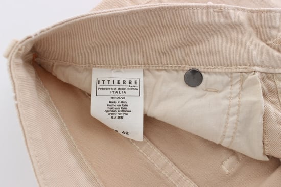 Cavalli Beigefarbenes Waschung Slim Fit Baumwoll-Stretch Jeans - Image 6