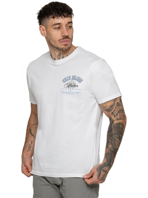 Enzo Milano | Herren Atelier Druck T-Shirt - Image 5