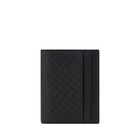 Ferragamo Schwarze Kalbsleder Bos Taurus Geldbörse - Image 1