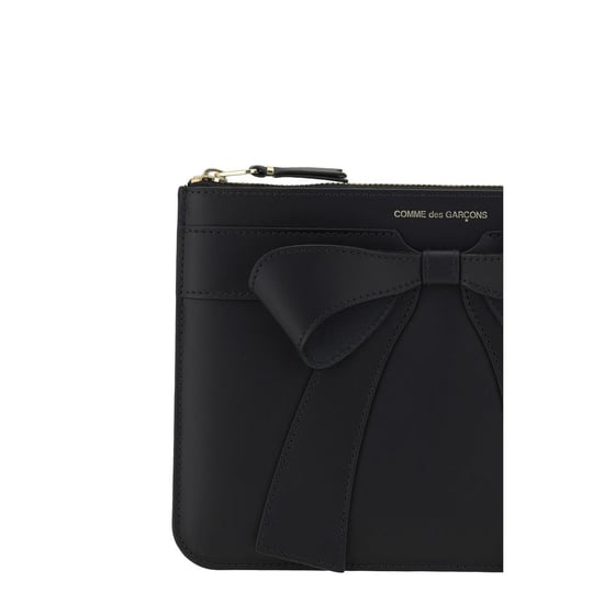 Comme Des Garçons Schwarzes Kalbleder Bos Taurus Wallet - Image 3