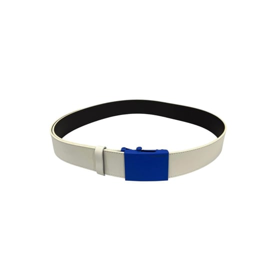Borbonese Weißer Leder Herren Gürtel - Image 2