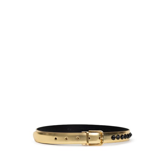 Dolce & Gabbana Gold Leder Gürtel regulär - Image 1