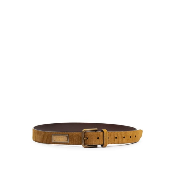 Dolce & Gabbana Brauner Leder Gürtel Regular - Image 1