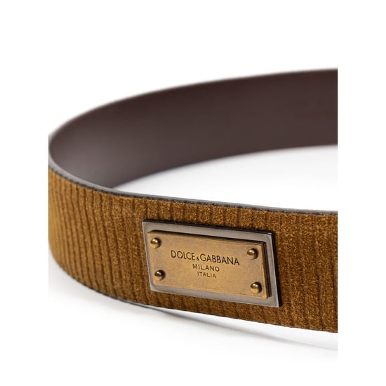 Dolce & Gabbana Brauner Leder Gürtel Regular - Image 3