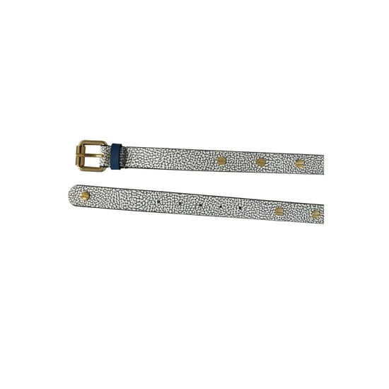 Borbonese Blauer Polyvinyl Damen-Gürtel - Image 3