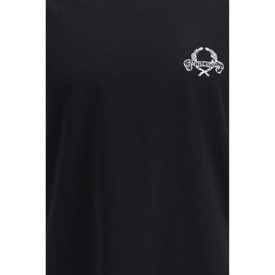 Moschino Schwarzes Baumwoll-T-Shirt - Image 3