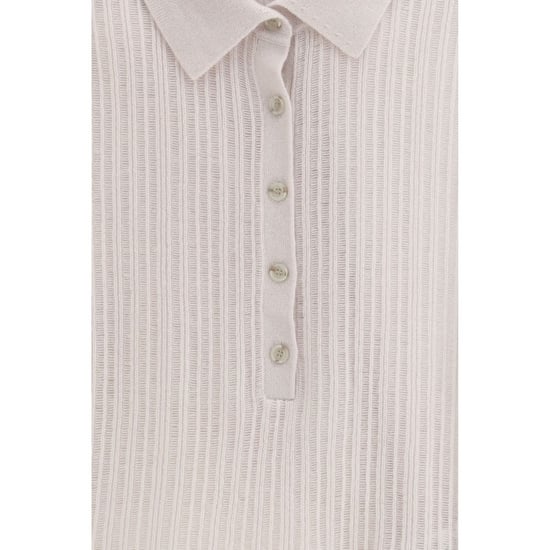 Allude Beige Cashmere Sweatshirt - Image 3