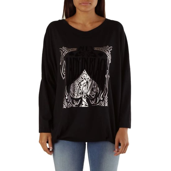 Met schwarzes Viskose-Sweatshirt - Image 1