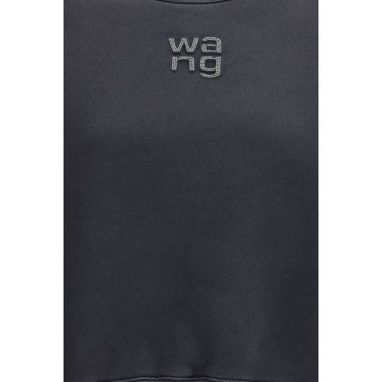 Alexander Wang Schwarzes Baumwoll-Sweatshirt - Image 3