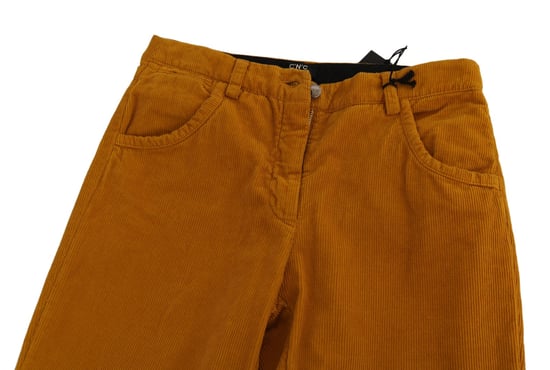Costume National Orange Hohe Taille Gerade Hose - Image 6