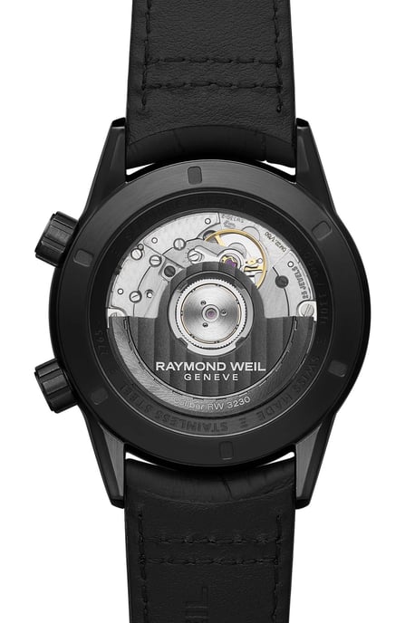 Raymond Weil Freelancer Schwarz Herren Armbanduhr 2765-BKC-20001 - Image 3