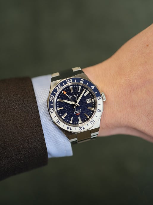 Citizen Series 8 Gmt Silber Herren Armbanduhr NB6034-58L - Image 5