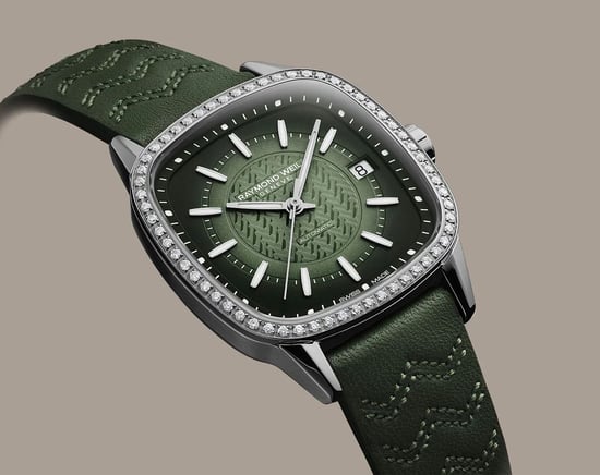 Raymond Weil Freelancer Grün Damen Armbanduhr 2490-SCS-52051 - Image 4