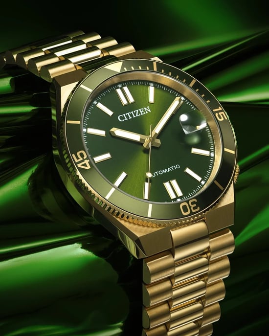 Citizen Tsuyosa Shore Gold Herren Armbanduhr NJ0232-53X - Image 3