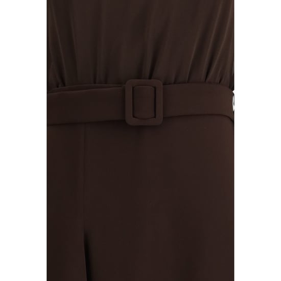 P.A.R.O.S.H. Braunes Polyester Freizeitkleid - Image 3