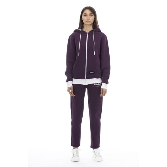 Baldinini Trend Lila Baumwollpullover für Frauen - Image 1