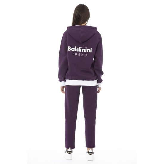 Baldinini Trend Lila Baumwollpullover für Frauen - Image 3