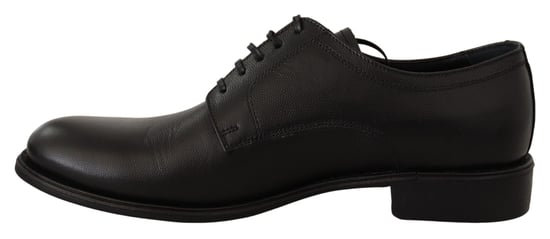 Dolce & Gabbana Schwarze Leder Schnür-Herren-Derbyschuhe - Image 4