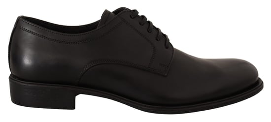 Dolce & Gabbana Schwarze Leder Schnürschuhe für Herren - Image 1
