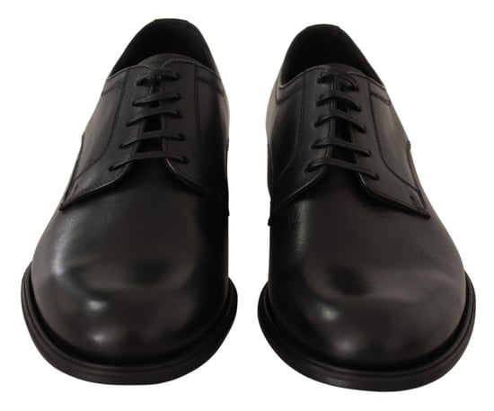 Dolce & Gabbana Schwarze Leder Schnürschuhe für Herren - Image 2