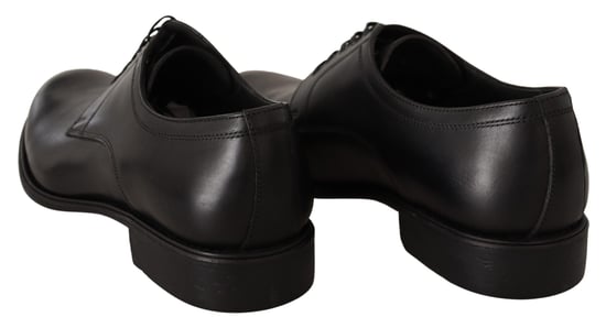 Dolce & Gabbana Schwarze Leder Schnürschuhe für Herren - Image 4