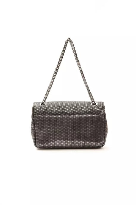 Pompei Donatella Graue Leder Damen Umhängetasche - Image 3