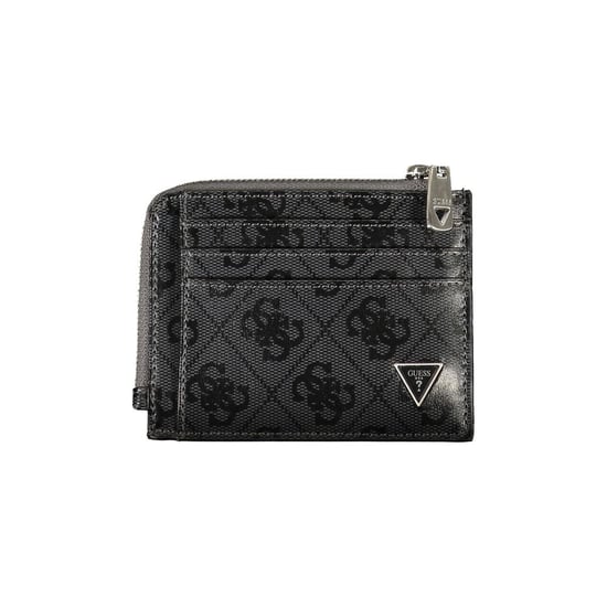 Guess Jeans Schwarzer Leder-Kartenhalter - Image 1