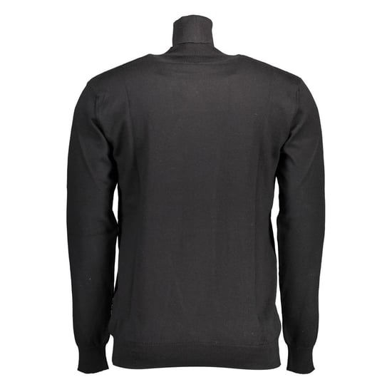 U.S. POLO ASSN. Schwarzer Baumwoll-Herrenrollkragenpullover - Image 2