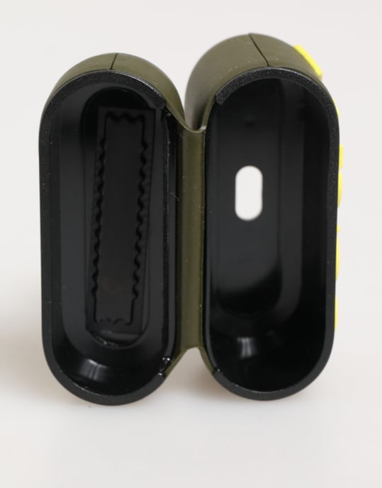 Dolce & Gabbana Armygrün Gummi-Logo-Prägezubehör AirPods-Hülle - Image 6