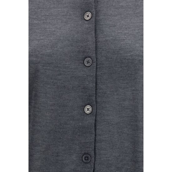 Loulou De Saison Grauer Cashmere-Cardigan - Image 3