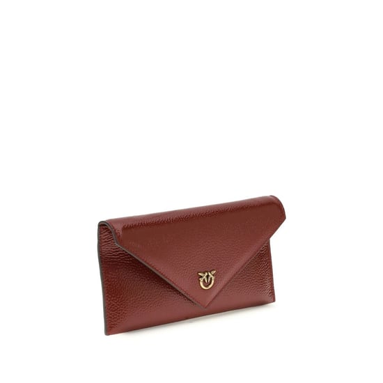 PINKO Bordeaux Kalbsleder Bos Taurus Clutch Bag - Image 2