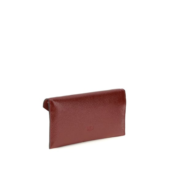 PINKO Bordeaux Kalbsleder Bos Taurus Clutch Bag - Image 3
