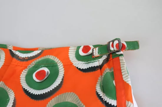 Dolce & Gabbana Orange Cupcake Bademode Shorts Schwimmbekleidung - Image 5