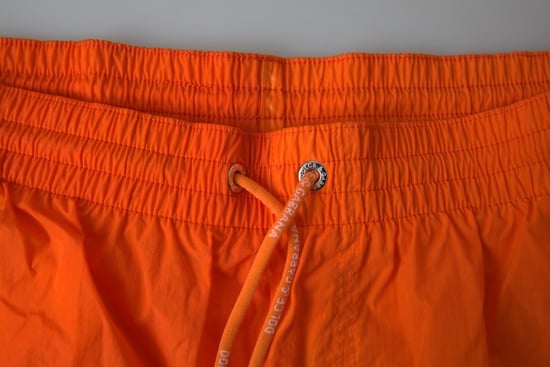 Dolce & Gabbana Orange Blau Gradient Strandbekleidung Badehosen Shorts - Image 5