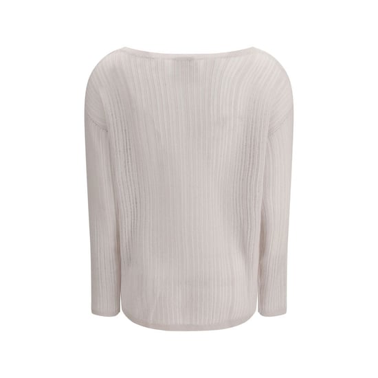 Allude Weißer Kaschmirpullover - Image 2