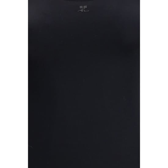 Courrèges Schwarzer Elasthan-Einteiler Badeanzug - Image 3