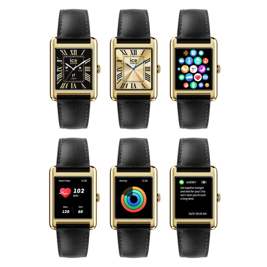 Ice Watch Ice Smart Tk 2.0 - Gold - Black Grain Schwarz Unisex Armbanduhr 025286 - - Image 3