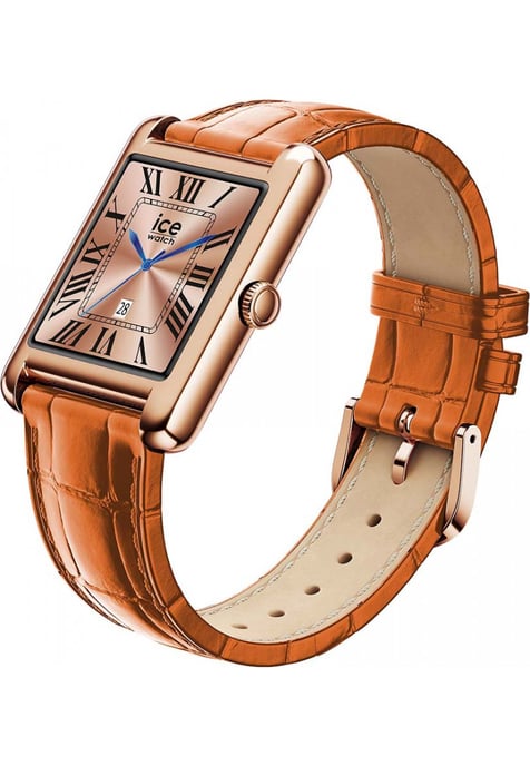 Ice Watch Ice Smart Tk 2.0 - Rose-gold - Cognac Croco Braun Unisex Armbanduhr 025383 - - Image 4
