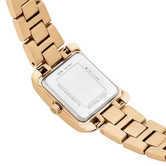 Michael Kors MK4867 Emery 22mm Gold Perlmutt Damenarmbanduhr - Image 2