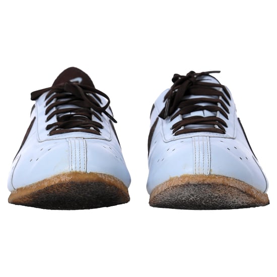 Nike Cortez Sneakers aus weißem Leder und Wildleder - Image 3