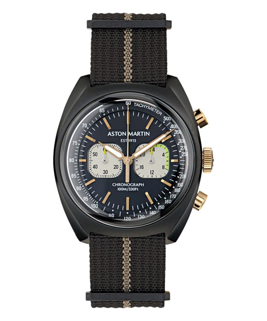 Aston Martin Aml Timeless Ts2 Herren Armbanduhr Schwarz MTTS2F504 - Image 1