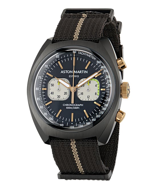 Aston Martin Aml Timeless Ts2 Herren Armbanduhr Schwarz MTTS2F504 - Image 3