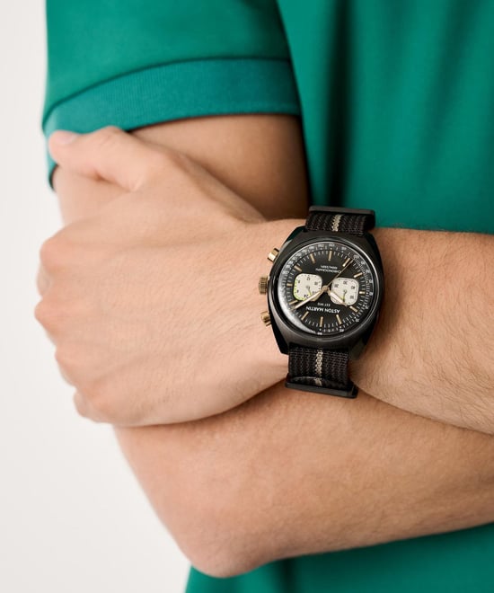 Aston Martin Aml Timeless Ts2 Herren Armbanduhr Schwarz MTTS2F504 - Image 4