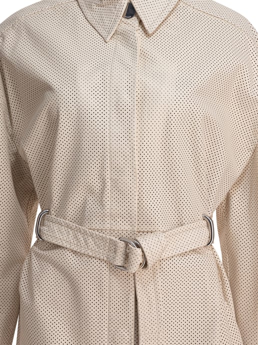 Beige Lederjacke - Image 3
