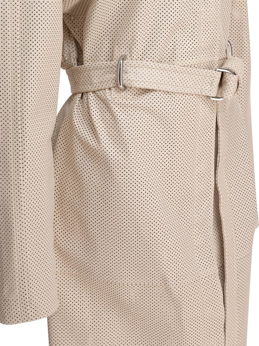 Beige Lederjacke - Image 4