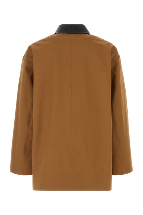 Karamellfarbener Baumwoll-Trenchcoat - Image 1