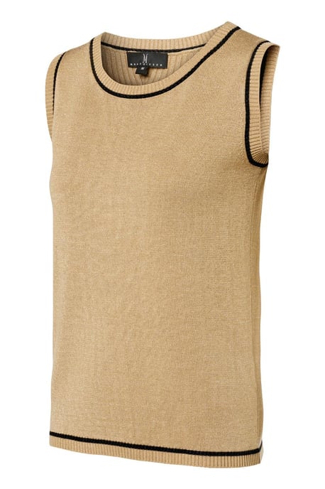 Athena Lurex Top Sand - Image 4