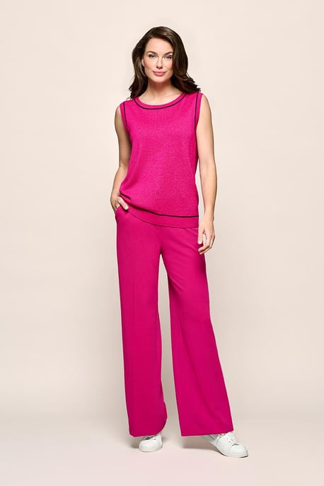 Athena Lurex Top Pink - Image 1
