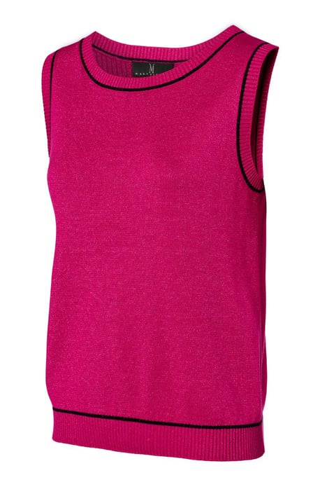 Athena Lurex Top Pink - Image 4